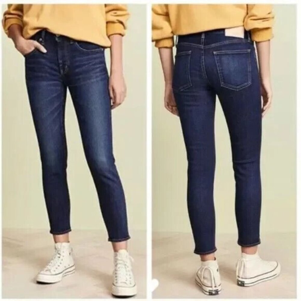 Moussy Vintage Skinny Denim Jeans Women 26 EUC Stretch Cotton‎ Pockets